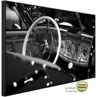 Papermoon Infrarotheizung »EcoHeat - Auto Schwarz + Weiss«, Matt-Effekt - bunt