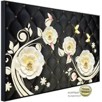 Papermoon Infrarotheizung »EcoHeat - Muster mit Blumen«, Matt-Effekt - bunt