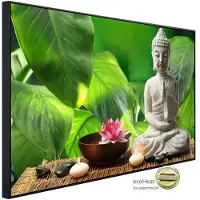 Papermoon Infrarotheizung »EcoHeat - Buddha in der Meditation«, Matt-Effekt - bunt