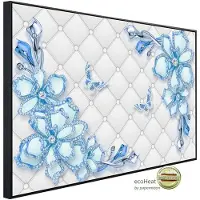 Papermoon Infrarotheizung »EcoHeat - Muster mit Blumen«, Matt-Effekt - bunt