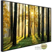 Papermoon Infrarotheizung »EcoHeat - Sonniger Wald«, Matt-Effekt - bunt
