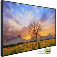 Papermoon Infrarotheizung »EcoHeat - Sonnenblumenlandschaft«, Matt-Effekt - bunt