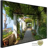Papermoon Infrarotheizung »EcoHeat - Pergola Villa St Michele«, Matt-Effekt - bunt