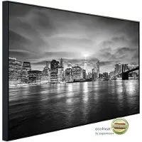 Papermoon Infrarotheizung »EcoHeat - New York Schwarz + Weiss«, Matt-Effekt - bunt