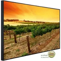 Papermoon Infrarotheizung »EcoHeat - Sonnenaufgang Weinberg«, Matt-Effekt - bunt