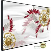 Papermoon Infrarotheizung »EcoHeat - Muster mit Blumen«, Matt-Effekt - bunt