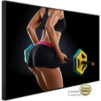Papermoon Infrarotheizung »EcoHeat - Fitness Frau«, Matt-Effekt - bunt