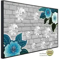 Papermoon Infrarotheizung »EcoHeat - Muster mit Blumen«, Matt-Effekt - bunt