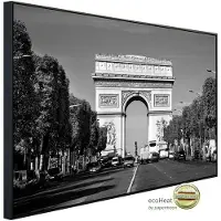 Papermoon Infrarotheizung »EcoHeat - Paris Schwarz + Weiss«, Matt-Effekt - bunt