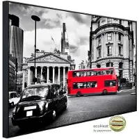 Papermoon Infrarotheizung »EcoHeat - London Doubledecker«, Matt-Effekt - bunt