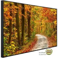 Papermoon Infrarotheizung »EcoHeat - Weg im bunten Herbstwald«, Matt-Effekt