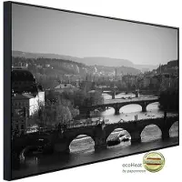 Papermoon Infrarotheizung »EcoHeat - Stadt Schwarz + Weiss«, Matt-Effekt - bunt