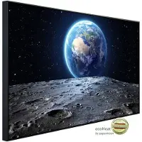 Papermoon Infrarotheizung »EcoHeat - Erde vom Mond«, Matt-Effekt - bunt