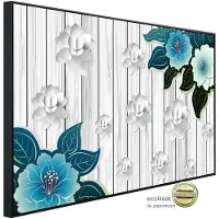 Papermoon Infrarotheizung »EcoHeat - Muster mit Blumen«, Matt-Effekt - bunt