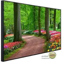 Papermoon Infrarotheizung »EcoHeat - Tulpen Frühlingslandschaft«, Matt-Effekt - bunt