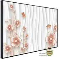 Papermoon Infrarotheizung »EcoHeat - Muster mit Blumen«, Matt-Effekt - bunt