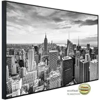 Papermoon Infrarotheizung »EcoHeat - New York Schwarz + Weiss«, Matt-Effekt - bunt