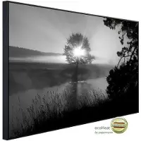 Papermoon Infrarotheizung »EcoHeat - Landschaft schwarz + weiss«, Matt-Effekt - bunt