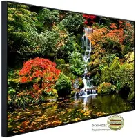 Papermoon Infrarotheizung »EcoHeat - Wasserfall in Japanischen garten«, Matt-Effekt - bunt