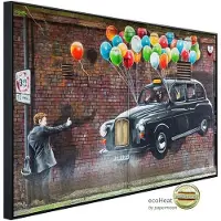 Papermoon Infrarotheizung »EcoHeat - Street Art in Glasgow«, Matt-Effekt - bunt