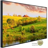 Papermoon Infrarotheizung »EcoHeat - Bauernhof Landschaft«, Matt-Effekt - bunt