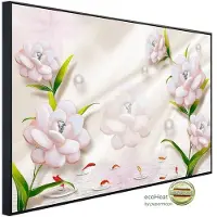 Papermoon Infrarotheizung »EcoHeat - Muster mit Blumen«, Matt-Effekt - bunt
