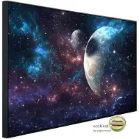 Papermoon Infrarotheizung »EcoHeat - Universum mit Planeten«, Matt-Effekt - bunt