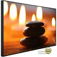 Papermoon Infrarotheizung »EcoHeat - Steine Wellness«, Matt-Effekt - bunt