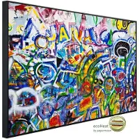 Papermoon Infrarotheizung »EcoHeat - Graffiti«, Matt-Effekt - bunt