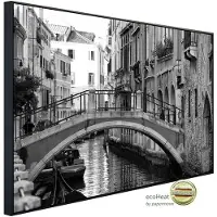 Papermoon Infrarotheizung »EcoHeat - Venedig Brücke«, Matt-Effekt - bunt