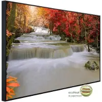 Papermoon Infrarotheizung »EcoHeat - Wasserfall im Regenwald«, Matt-Effekt - bunt