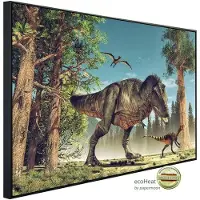 Papermoon Infrarotheizung »EcoHeat - Dinosaurier «, Matt-Effekt - bunt