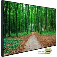 Papermoon Infrarotheizung »EcoHeat - Waldweg«, Matt-Effekt - bunt