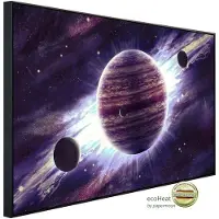 Papermoon Infrarotheizung »EcoHeat - Planeten«, Matt-Effekt - bunt