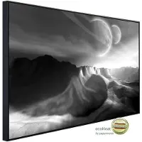 Papermoon Infrarotheizung »EcoHeat - Landschaft Schwarz + Weiss«, Matt-Effekt - bunt
