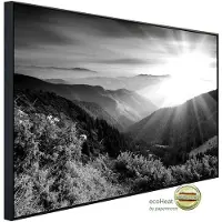 Papermoon Infrarotheizung »EcoHeat - Landschaft Schwarz + Weiss«, Matt-Effekt - bunt