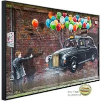 Papermoon Infrarotheizung »EcoHeat - Street Art in Glasgow«, Matt-Effekt - bunt