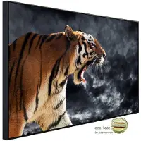Papermoon Infrarotheizung »EcoHeat - Brüllender wilder Tiger«, Matt-Effekt - bunt