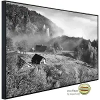 Papermoon Infrarotheizung »EcoHeat - Landschaft schwarz + weiss«, Matt-Effekt - bunt