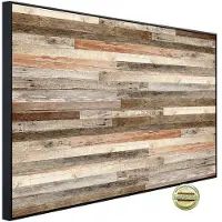 Papermoon Infrarotheizung »EcoHeat - Holzwand«, Matt-Effekt - bunt