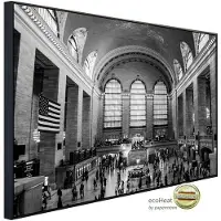 Papermoon Infrarotheizung »EcoHeat - Hauptbahnhof New York«, Matt-Effekt - bunt