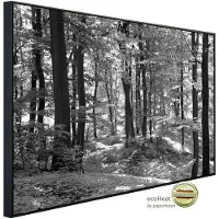 Papermoon Infrarotheizung »EcoHeat - Wald Schwarz + Weiss«, Matt-Effekt - bunt