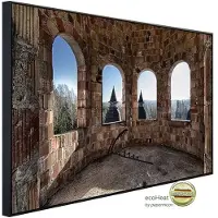 Papermoon Infrarotheizung »EcoHeat - Verlassenes Schloss«, Matt-Effekt - bunt