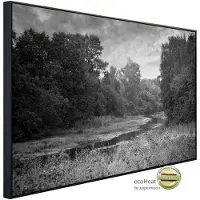 Papermoon Infrarotheizung »EcoHeat - Wald Schwarz + Weiss«, Matt-Effekt - bunt