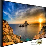 Papermoon Infrarotheizung »EcoHeat - Insel Es Vedrá Ibiza«, Matt-Effekt - bunt