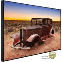 Papermoon Infrarotheizung »EcoHeat - Rout 66 Oldtimer«, Matt-Effekt - bunt