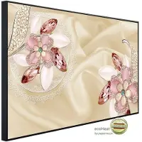 Papermoon Infrarotheizung »EcoHeat - Muster mit Blumen«, Matt-Effekt - bunt