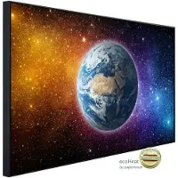 Papermoon Infrarotheizung »EcoHeat - Planet gelb blau«, Matt-Effekt - bunt