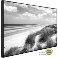 Papermoon Infrarotheizung »EcoHeat - Strand Schwarz + Weiss«, Matt-Effekt - bunt