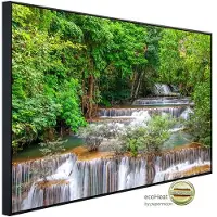Papermoon Infrarotheizung »EcoHeat - Fluss im Wald «, Matt-Effekt - bunt